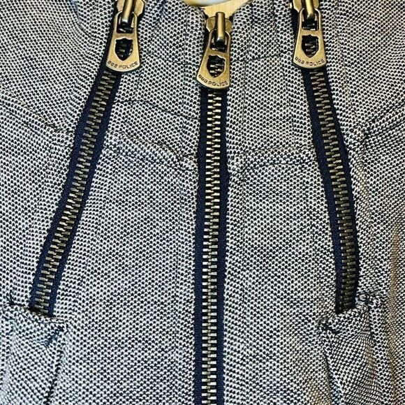 883 Police Milano Tide Hooded Sweatshirt Navy Men's Hoodies Size 6 - Picture 7 of 14